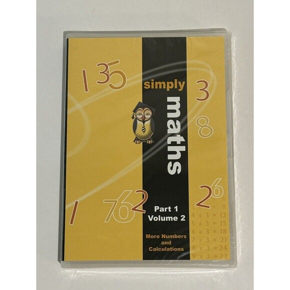 Simply Maths Part 1 Vol 2 DVD Simply Maths Study Program Brand New/Sealed 2007 - Picture 1 of 4
